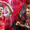 Arsenal-AC-Milan-Xhaka-vs-Baglia
