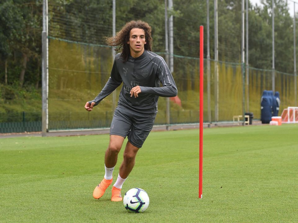 Matteo-Guendouzi-Arsenal-training