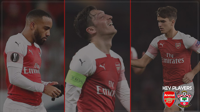 Arsenal_Southampton_Key_Players