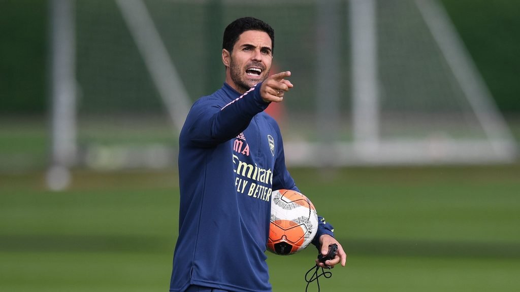 arsenal-southampton-mikel-arteta-training-session